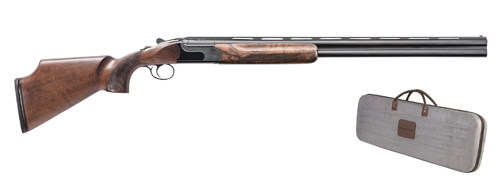 CHARLES DALY O/U 214E COMPACT 12GA 3" 28" CT-5 EJECTOR BLK<