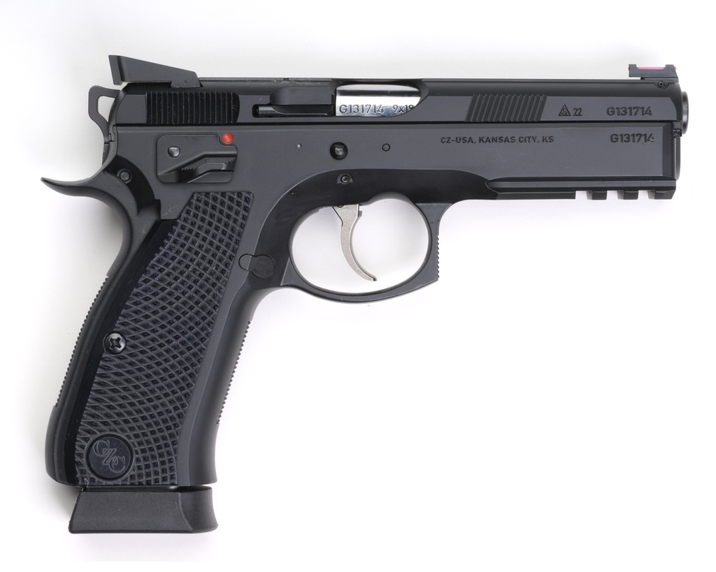 CZ CUSTOM SP-01 SHADOW 9MM FS 19-SHOT BLACK POLYCOTE FINISH