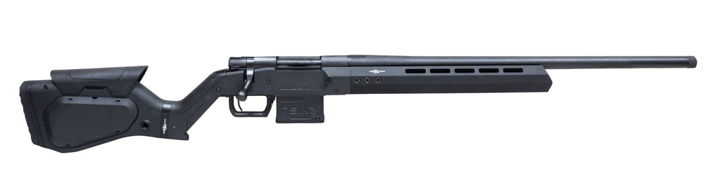 HOWA HHERA308HBBLK M1500 HERA 308 WIN 5+1 24" HEAVY THREADED BARREL, BLACK REC, BLACK HERA H7 CHASSIS STOCK