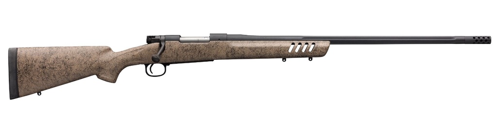 WINCHESTER MODEL 70 LONG RANGE 6.5CM 24" TAN/BLK W/ MB!
