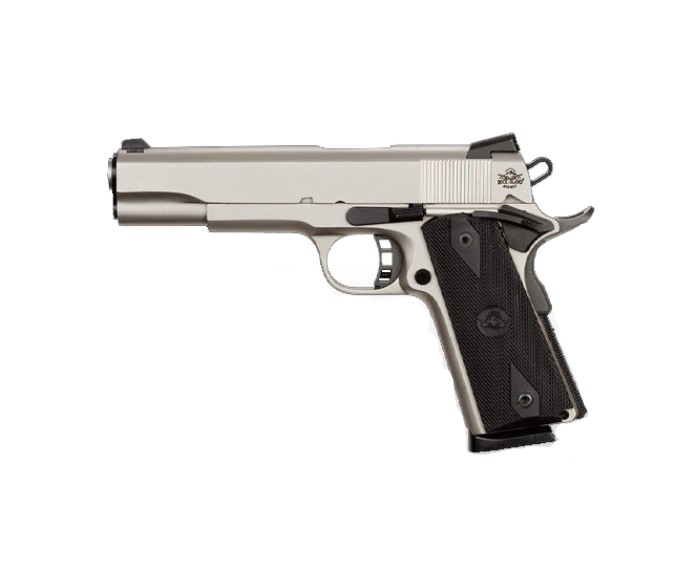 ROCK ISLAND ROCK STANDARD FS 45ACP 5" FS 8RD MATTE NICKEL<