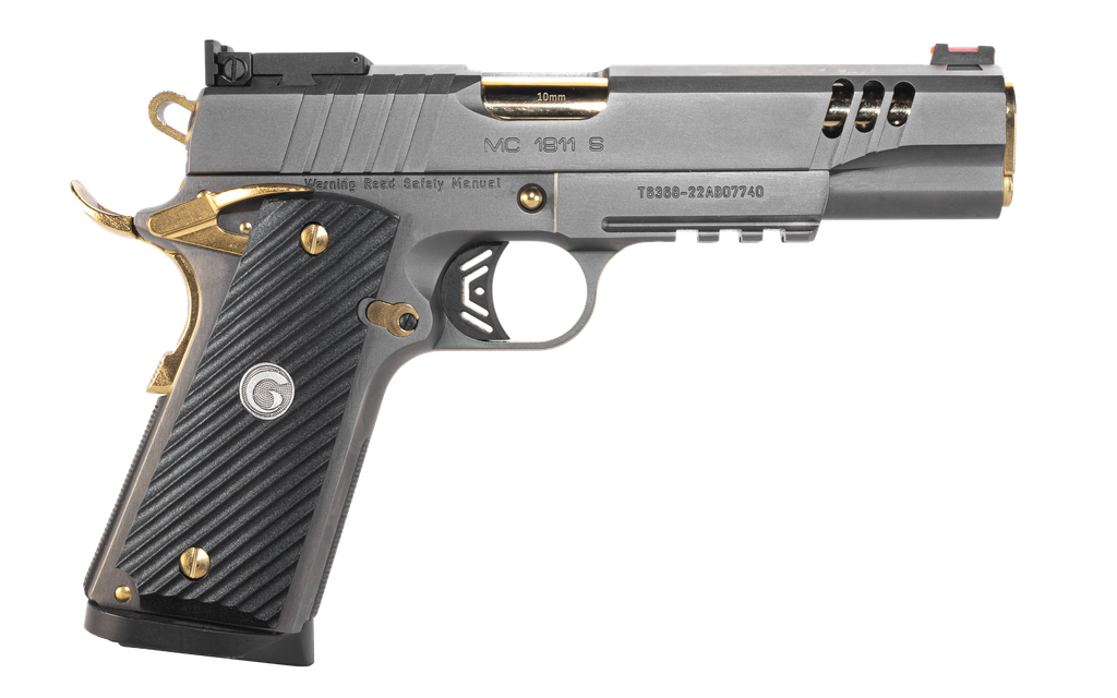 GIRSAN MC1911 NEGOTIATOR 10MM MATCH TITANIUM/GOLD 9RD TALO