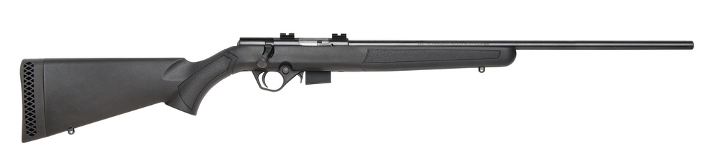 MOSSBERG 817 17HMR 21" 5RD BLUED/SYN W/ WEAVER BASES <