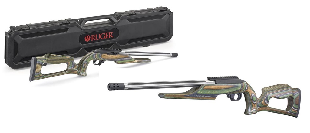 RUGER 10/22 22LR CUSTOM SHOP FLUTED BBL BARRACUDA STOCK