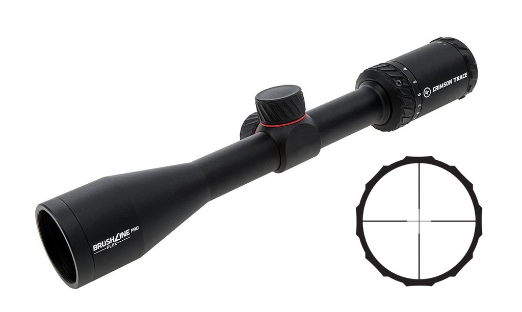 CRIMSON TRACE SCOPE BRUSHLINE PRO 3-9X40 PLEX MATTE<