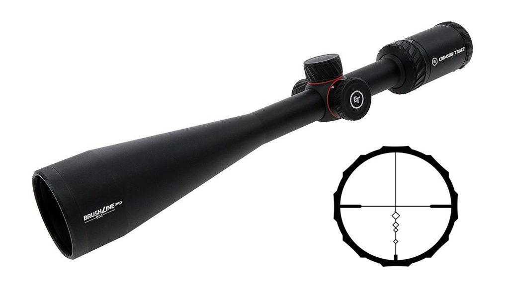 CRIMSON TRACE SCOPE BRUSHLINE PRO 6-24X50 BDC PRO SF MATTE<