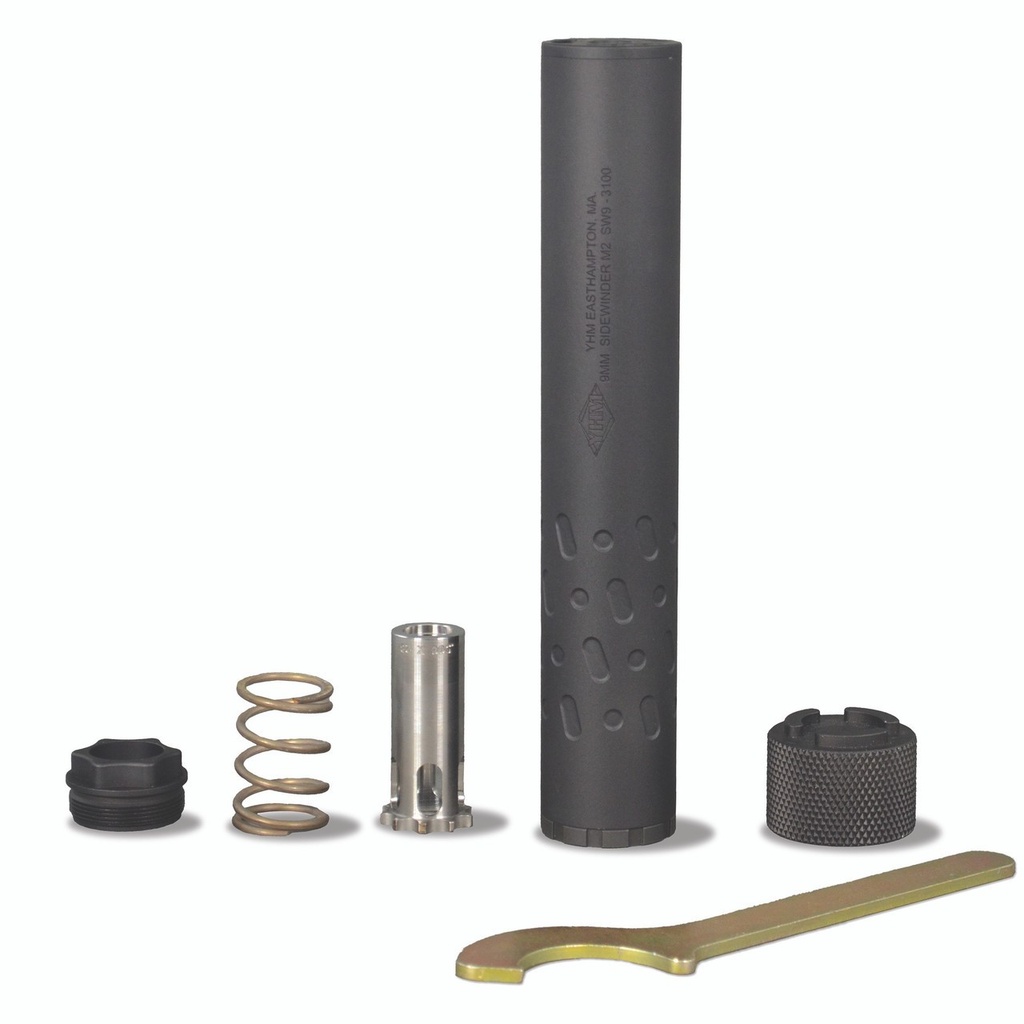 SIDEWINDER M2 9MM 1/2X28 BLACK