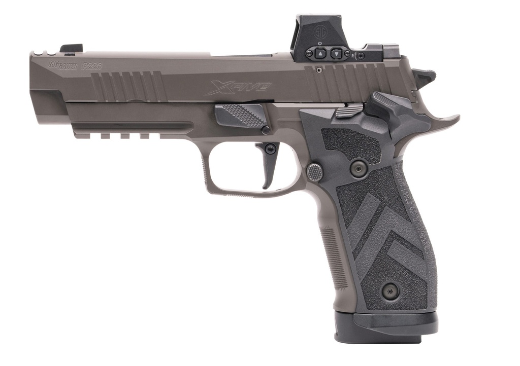 SIG P226 XFIVE LEGION 9MM 4.4" ROMEO-X (3)20RD TXG GRIP GREY<
