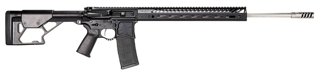 SEEKINS PRECISION 0011300119-F DMR  22 ARC 22" BLACK STAINLESS STEEL BARREL, BLACK PICATINNY RAIL ALUMINUM RECEIVER, BLACK SYNTHETIC STOCK, BLACK POLYMER GRIP, AMBIDEXTROUS