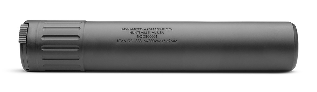 TITAN-QD 338LM BLK SILENCER