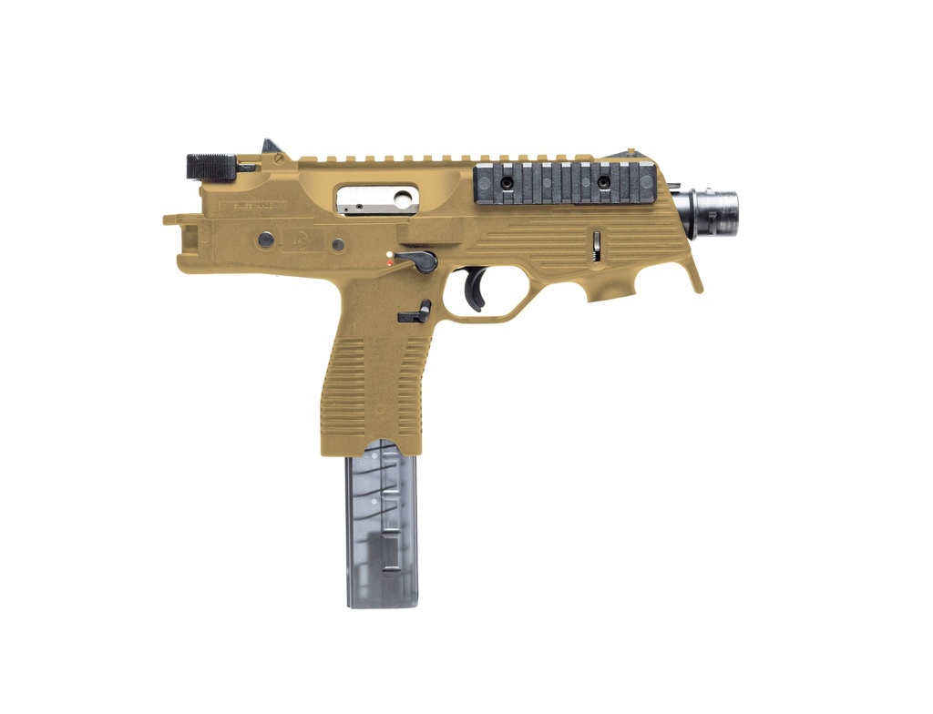 B&T FIREARMS 30105NUSCT TP9  9MM LUGER 30+1 5.10", COYOTE TAN, POLYMER FRAME/GRIP, NO BRACE, IRON SIGHTS