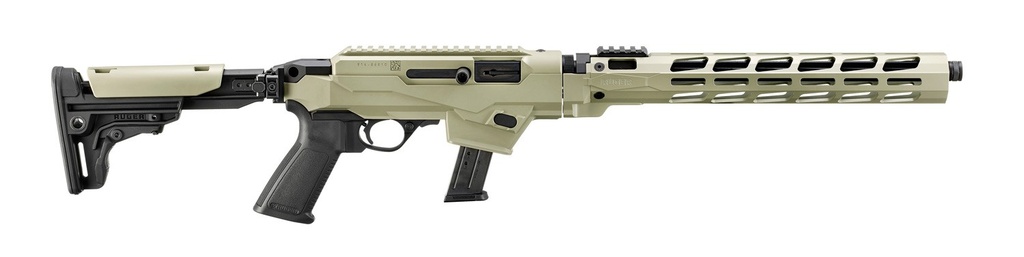RUGER PC CARBINE 9MM 17-SHOT DESERT VERDE CERAKOTE THREADE<