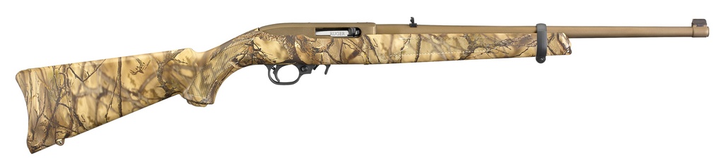 RUGER 10/22 TALO 22LR BRONZE CERAKOTE GO WILD IM BRUSH CAMO