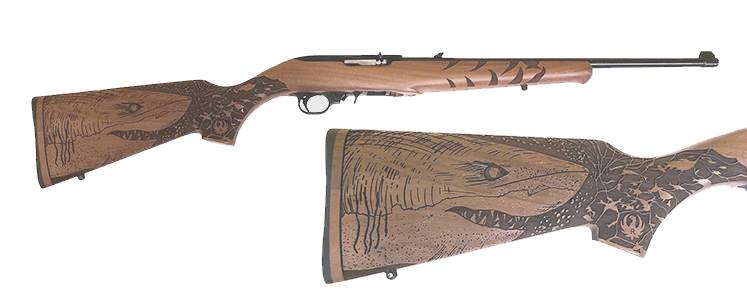 10/22 GREAT WHITE 22LR BL/WD #
