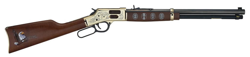 HENRY EAGLE SCOUT CENTENNIAL 44MAG/SPL SIDE GATE 20" OCT<