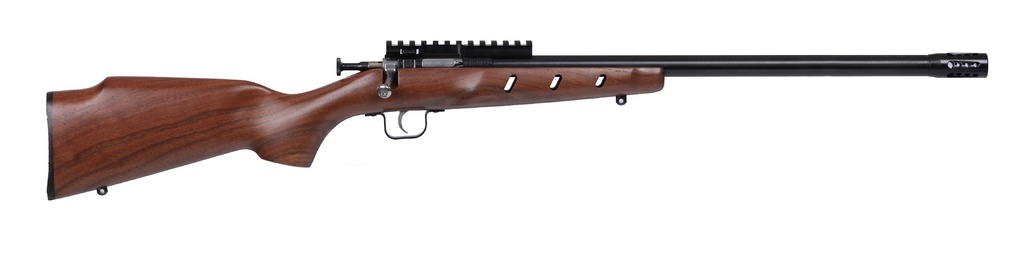 CRICKETT 22LR BL/WD HEAVY BBL