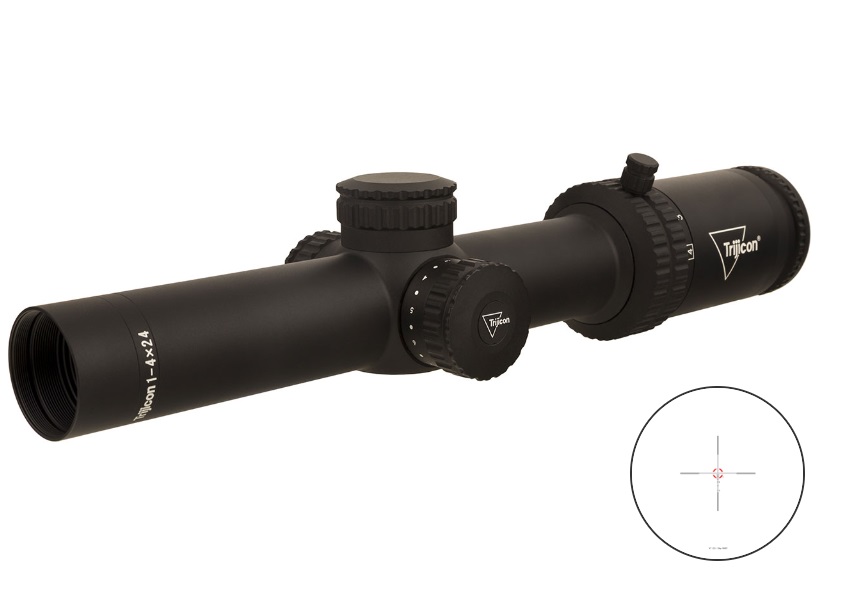 CREDO 1-4X24 BLK 30MM BDC RED