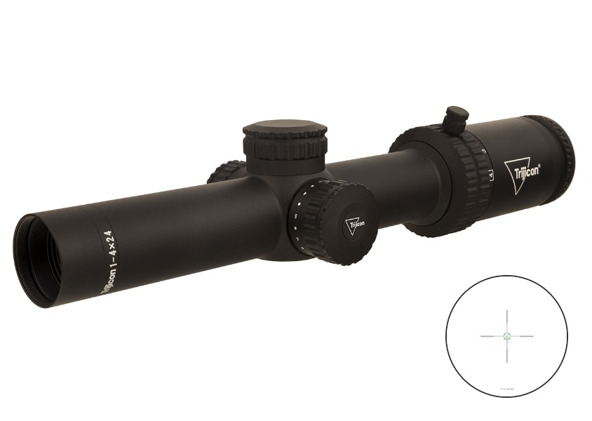 CREDO 1-4X24 BLK 30MM BDC GRN