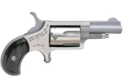 MINI 22MAG REV 1-5/8 SS BLKPRL