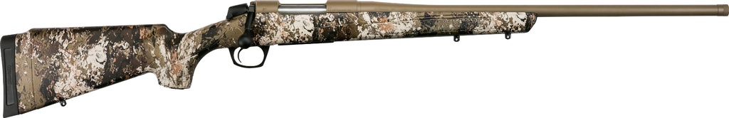 CVA CR3900C CASCADE  FULL SIZE 243 WIN 4+1, 22" FLAT DARK EARTH CERAKOTE STEEL THREADED BARREL, FLAT DARK EARTH CERAKOTE STEEL RECEIVER, VEIL WIDELAND FIXED W/SOFTTOUCH STOCK, RIGHT HAND