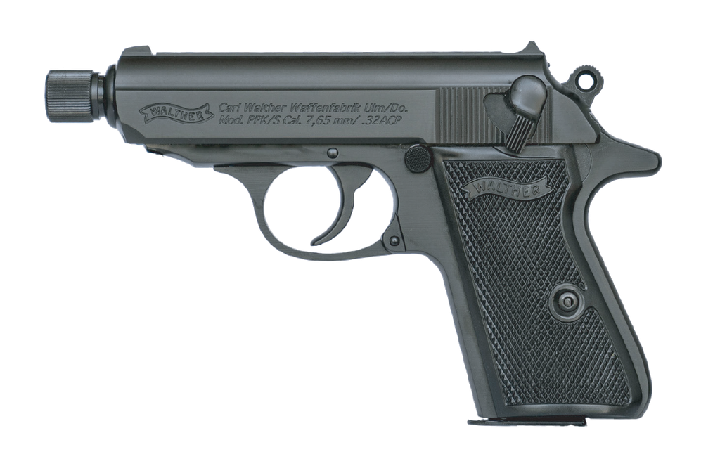 WALTHER PPK/S SD 32ACP BLACK FS 7RD BLACK SYNTHETIC GRIPS!