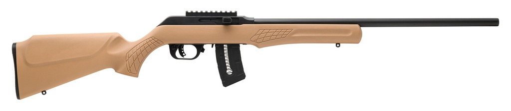 ROSSI RS22W2111TAN RS22  22 WMR 10+1 21" MATTE BLACK BARREL, MATTE BLACK ALLOY STEEL FRAME, TAN FIXED MONTE CARLO STOCK RIGHT HAND