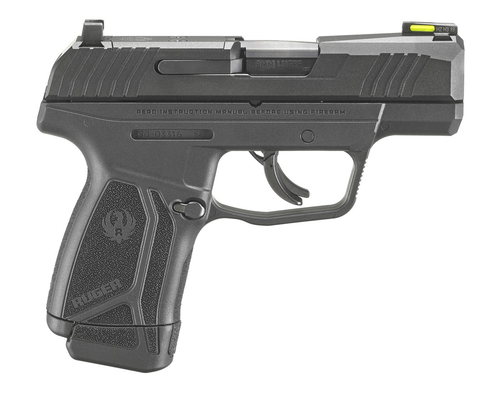 RUGER MAX-9 9MM LUGER DAY/NIGT SIGHT 12-SHOT OPTIC READY