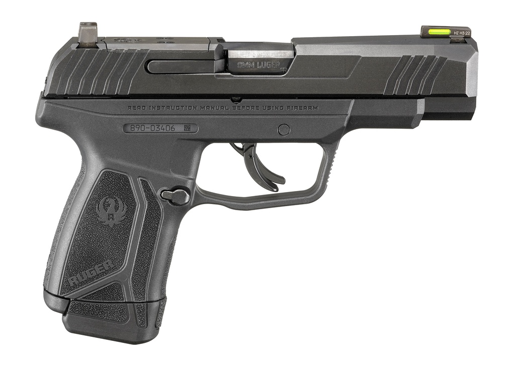 RUGER MAX-9 9MM LUGER DAY/NIGT SIGHT 4" 12-SHOT OPTIC READY <