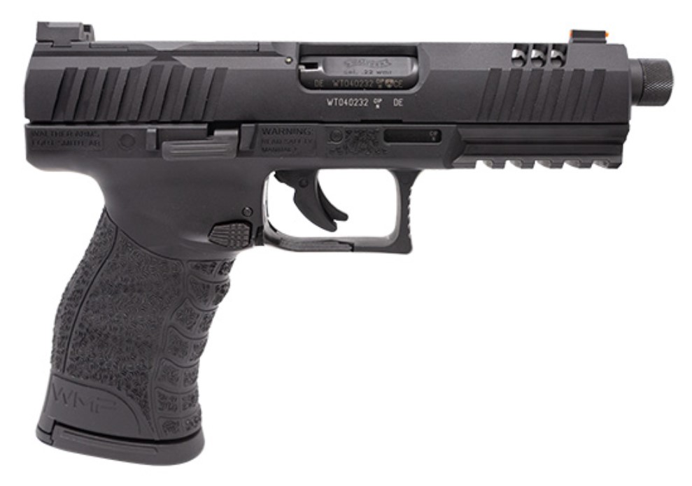 WALTHER WMP SD OR 22WMR 4.9" 10-SHOT BLACK POLYMER!