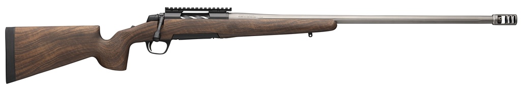 BROWNING 036077218 X-BOLT 2 LONG RANGE 308 WIN 4+1 24" MATTE GRAY FLUTED THREADED SPORTER BARREL, MATTE BLUED PICATINNY RAIL STAINLESS STEEL RECEIVER, MCMILLAN GAME SCOUT WOOD FINISH COMPOSITE STOCK