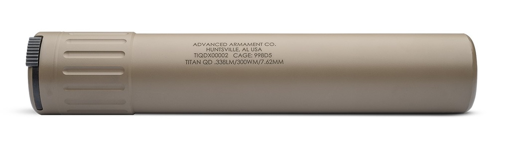 TITAN-QD 338LM FDE SILENCER