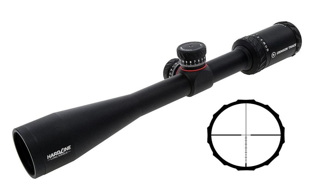 HARDLINE 4-12X40 1" BDC LR