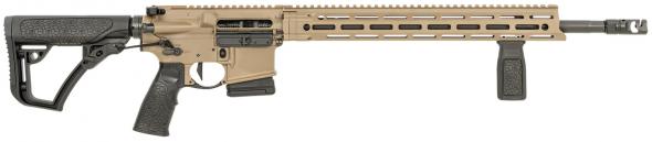DANIEL DEFENSE 0212811090055 DDM4 V7 PRO *CA COMPLIANT 5.56X45MM NATO 18" 10+1, FDE REC, BLACK OEM OVERMOLDED STOCK & GRIP, GEISSELE TRIGGER