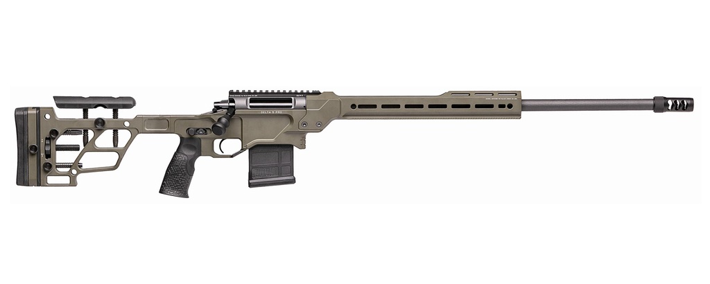 DANIEL DEFENSE 4215910730 DELTA 5 PRO  6.5 CREEDMOOR 24" 10+1 BLACK HARD COAT ANODIZED BLACK ADJUSTABLE W/ADJUSTABLE CHEEK PIECE & LOP STOCK BLACK POLYMER GRIP RIGHT HAND