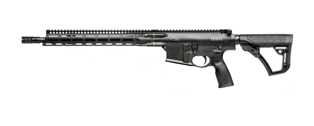 DANIEL DEFENSE 0215707258067 DD5 V3 *CO COMPLAINT 7.62X51MM NATO 16" NO MAGAZINE BLACK HARD COAT ANODIZED BLACK PHOSPHATE 6 POSITION W/SOFTTOUCH OVERMOLDING STOCK BLACK POLYMER GRIP