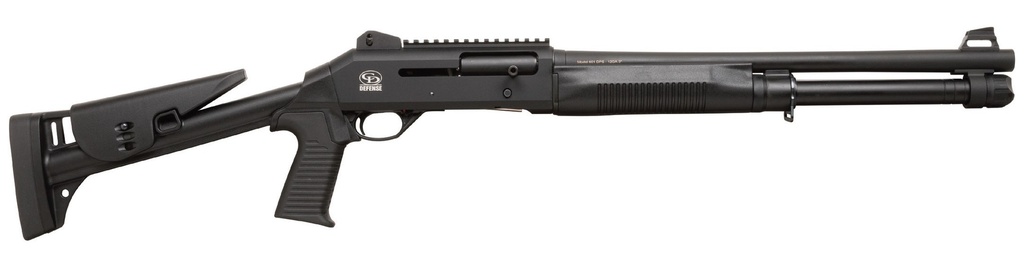 CHIAPPA FIREARMS 930386 601 DPS FULL SIZE FRAME 12 GAUGE SEMI-AUTO 3" 5+1 18.50" BLACK STEEL BARREL, BLACK PICATINNY RAIL ALUMINUM RECEIVER, BLACK FIXED SYNTHETIC STOCK, BLACK RUBBER GRIP