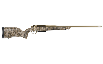 CHRISTENSEN ARMS 8011502100 EVOKE  FULL SIZE 300 PRC 4+1 22" FLAT DARK EARTH CERAKOTE #4 CONTOUR THREADED BARREL, MOSSY OAK BOTTOMLAND FIXED HYBRID HUNTER W/PICATINNY RAIL SYNTHETIC STOCK