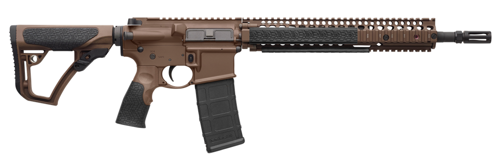 DANIEL DEFENSE 0208815126055 DDM4 M4A1 *CA COMPLIANT 5.56X45MM NATO 14.50" 10+1 MIL-SPEC BROWN CERAKOTE 6 POSITION W/SOFTTOUCH OVERMOLDING STOCK