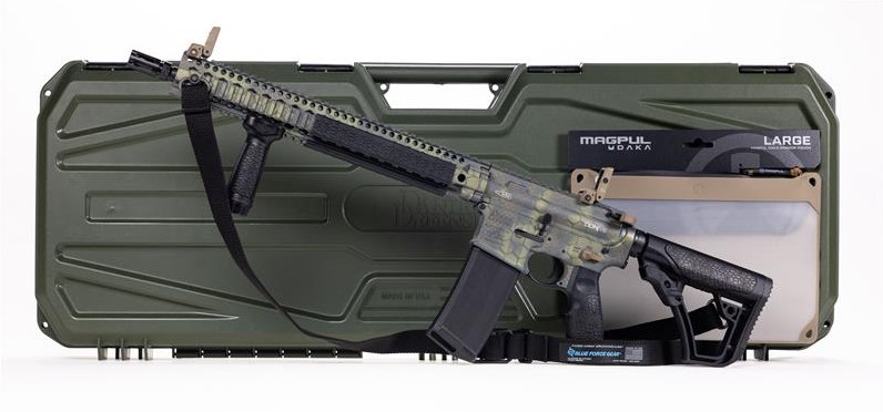 DANIEL DEFENSE  DDM4 V9 *CA COMPLIANT 5.56 NATO 10+1 16" CROCODILE RATTLECAN THREADED BARREL, CROCODILE RATTLECAN PICATINNY RAIL ALUMINUM RECEIVER, DD BUTTSTOCK BLACK POLYMER STOCK, BLACK POLYMER GRIP