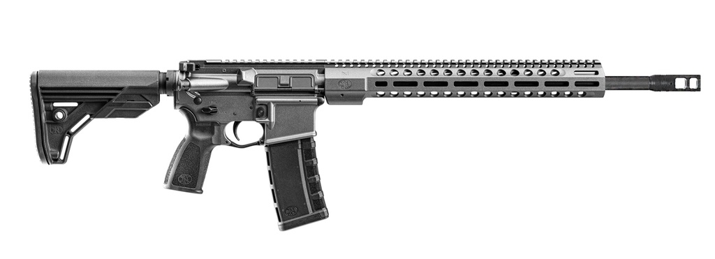 FN 36100683 FN 15 DMR3 5.56X45MM NATO 18" BARREL 30+1, TUNGSTEN GRAY RECEIVER, BLACK OEM STOCK & GRIP, OPTICS READY