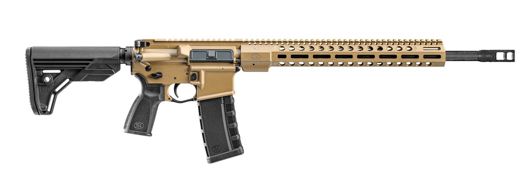 FN 36100676 FN 15 DMR3 5.56X45MM NATO 18" BARREL 30+1, FDE CERAKOTE RECEIVER, BLACK OEM STOCK & GRIP, OPTIC READY