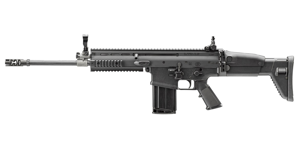 FN 985612 SCAR 17S NRCH 7.62X51MM NATO 20+1 16.25" BLACK STEEL BARREL, BLACK ANODIZED PICATINNY RAIL ALUMINUM RECEIVER, BLACK SYNTHETIC ADJ TELESCOPIC STOCK, BLACK A2 GRIP