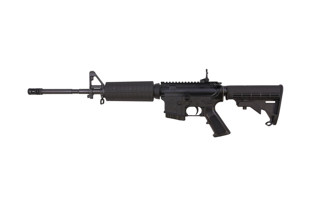 BUSHMASTER 0010011CA M4 PATROLMAN'S  5.56X45MM NATO 16" 10+1 BLACK REC/BARREL BLACK 6 POSITION COLLAPSIBLE STOCK BLACK POLYMER GRIP A2 FRONT SIGHT RIGHT HAND