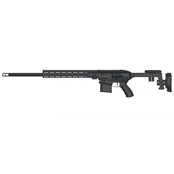 BUSHMASTER 0110001BLK BA30  308 WIN 10+1 24" BLACK THREADED BARREL, BLACK HARD COAT ANODIZED 14" M-LOK HANDGUARD, BLACK ALUMINUM FOLDING CHASSIS STOCK, AR STYLE GRIP, AMBIDEXTROUS