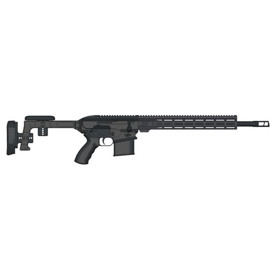 BUSHMASTER 0110002BLK BA30  6.5 CREEDMOOR 10+1 18" BLACK THREADED BARREL, BLACK HARD COAT ANODIZED 14" M-LOK HANDGUARD, BLACK CHASSIS ALUMINUM FOLDING STOCK, AR STYLE GRIP, AMBIDEXTROUS