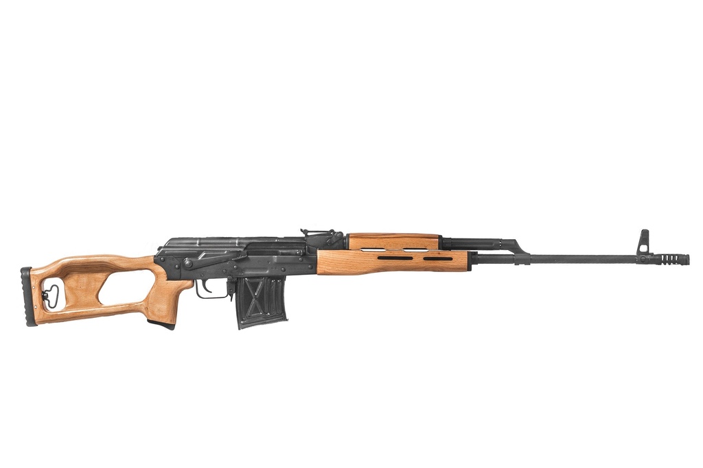 CENTURY ARMS RI035N PSL  7.62X54MMR 10+1 24.50" CHROME-LINED STEEL BARREL, BLACK STAMPED RECEIVER, BROWN FIXED THUMBHOLE STOCK (ROMANIAN BUILT)