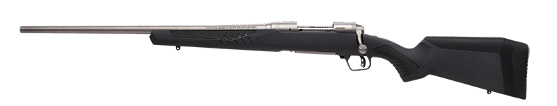 SAVAGE ARMS 57057 110 STORM FULL SIZE 30-06 SPRINGFIELD 4+1 22" MATTE BUTTON-RIFLED BARREL, MATTE DRILLED & TAPPED STAINLESS STEEL RECEIVER, ACCUSTOCK MATTE GRAY SYNTHETIC STOCK, LEFT HAND