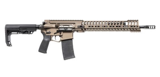 PATRIOT ORDNANCE FACTORY 01145 P415 EDGE 223 REM,5.56X45MM NATO 16.50" 30+1 BURNT BRONZE REC BLACK 6 POSITION MFT STOCK/GRIP