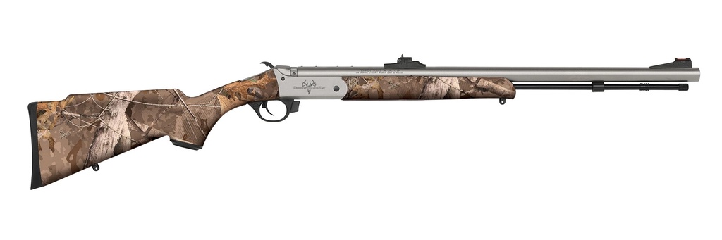 TRADITIONS R721108432S BUCKSTALKER XT 50 CAL 209 PRIMER 24", STAINLESS CERAKOTE BARREL/REC, NEXT WYLD CAMO SYNTHETIC STOCK, FIBER OPTIC SIGHTS