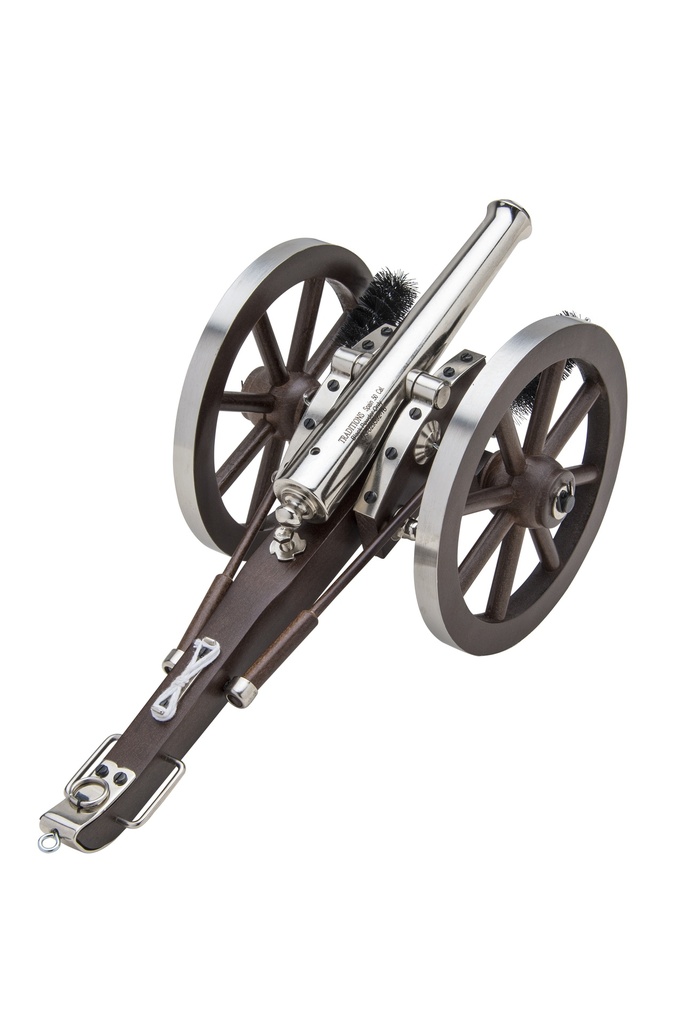 TRADITIONS CN8021 NAPOLEON III MINI CANNON 50 CAL 7.25" SILVER BARREL BREECH ACTION